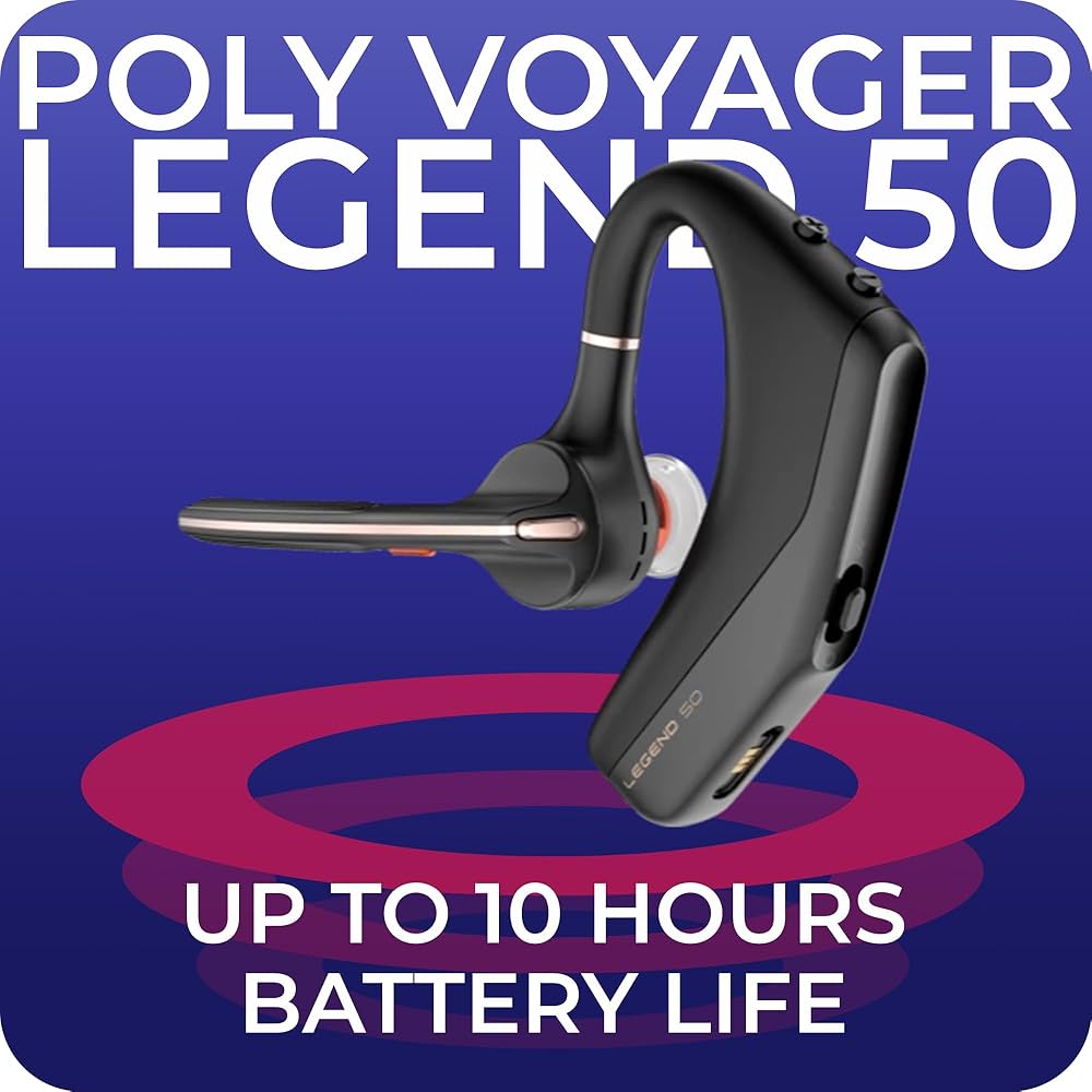 Amazon.com: Poly Voyager Legend 50 UC Bluetooth Headset